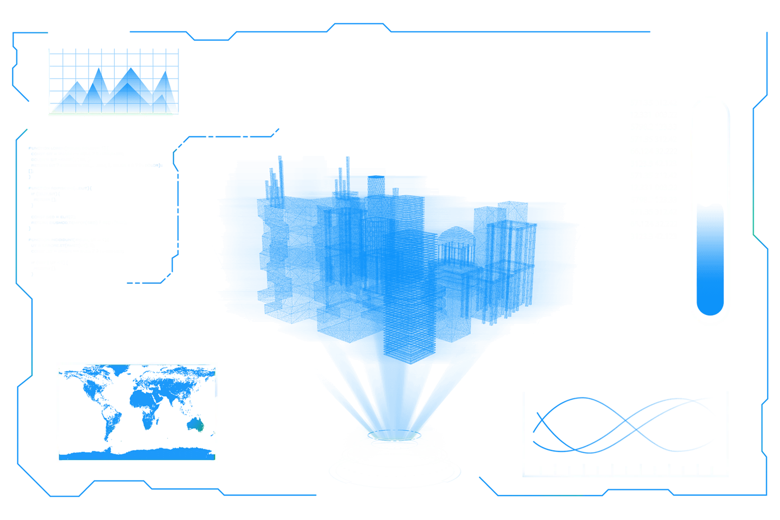 Holographic Tech Panel